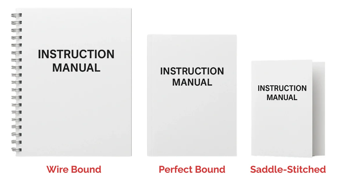 Instruction Manual Printing Types